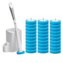 Conjunto de 10 brosses de toilettes e porta-brosses descartáveis Ostrifin, higiene prática para banheiro.