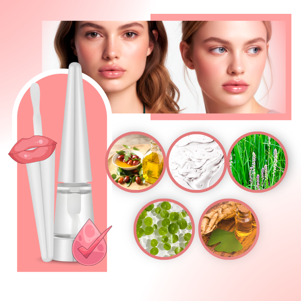 Bálsamo labial da Ostrifin, repulpante e hidratante, com fórmula suave, para lábios macios e saudáveis.