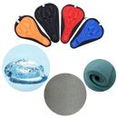 Coussin de selle de vélo rembourré em gel de silicone da Outtop, na cor laranja, ideal para ciclismo confortável.