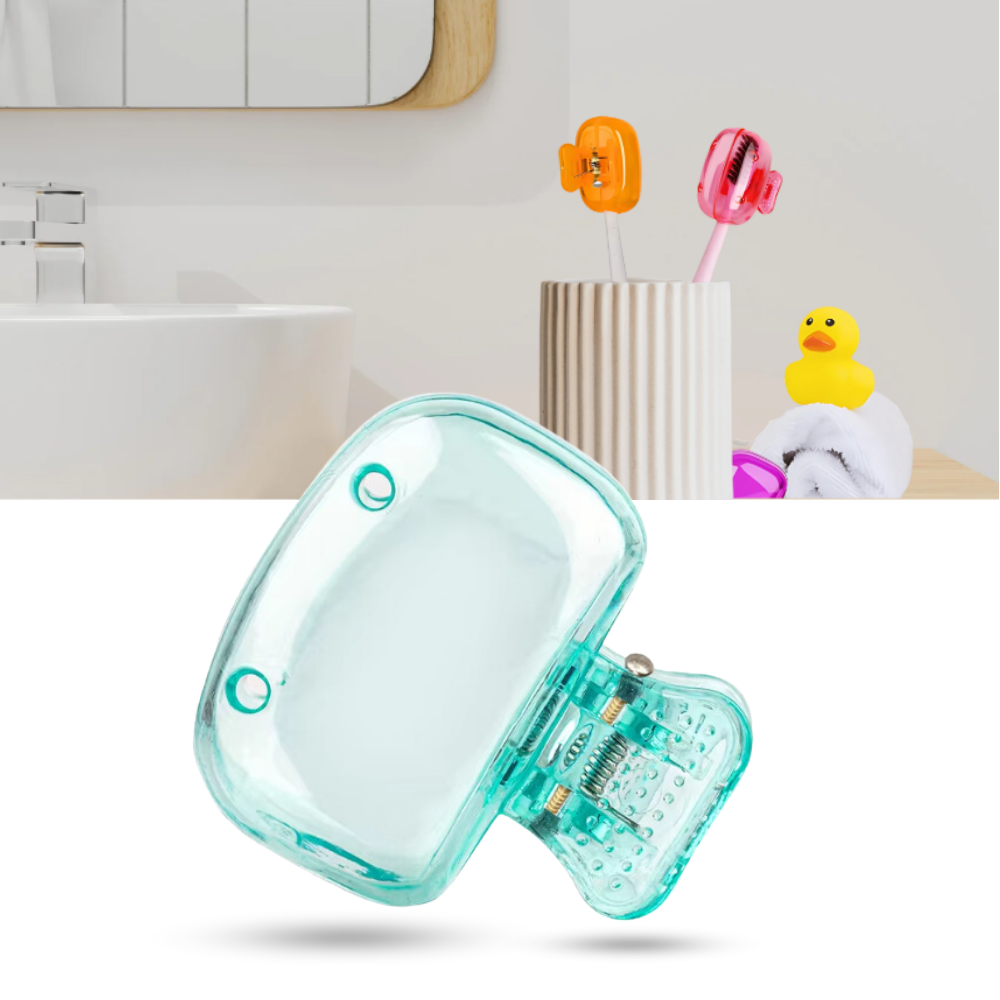 Capa higiênica portátil da Outtop para cabeça de escova de dentes, proteção e higiene para cuidados bucais.
