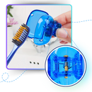 Capa higiênica portátil para cabeça de escova de dentes Outtop, proteção prática para cuidados bucais, cor laranja