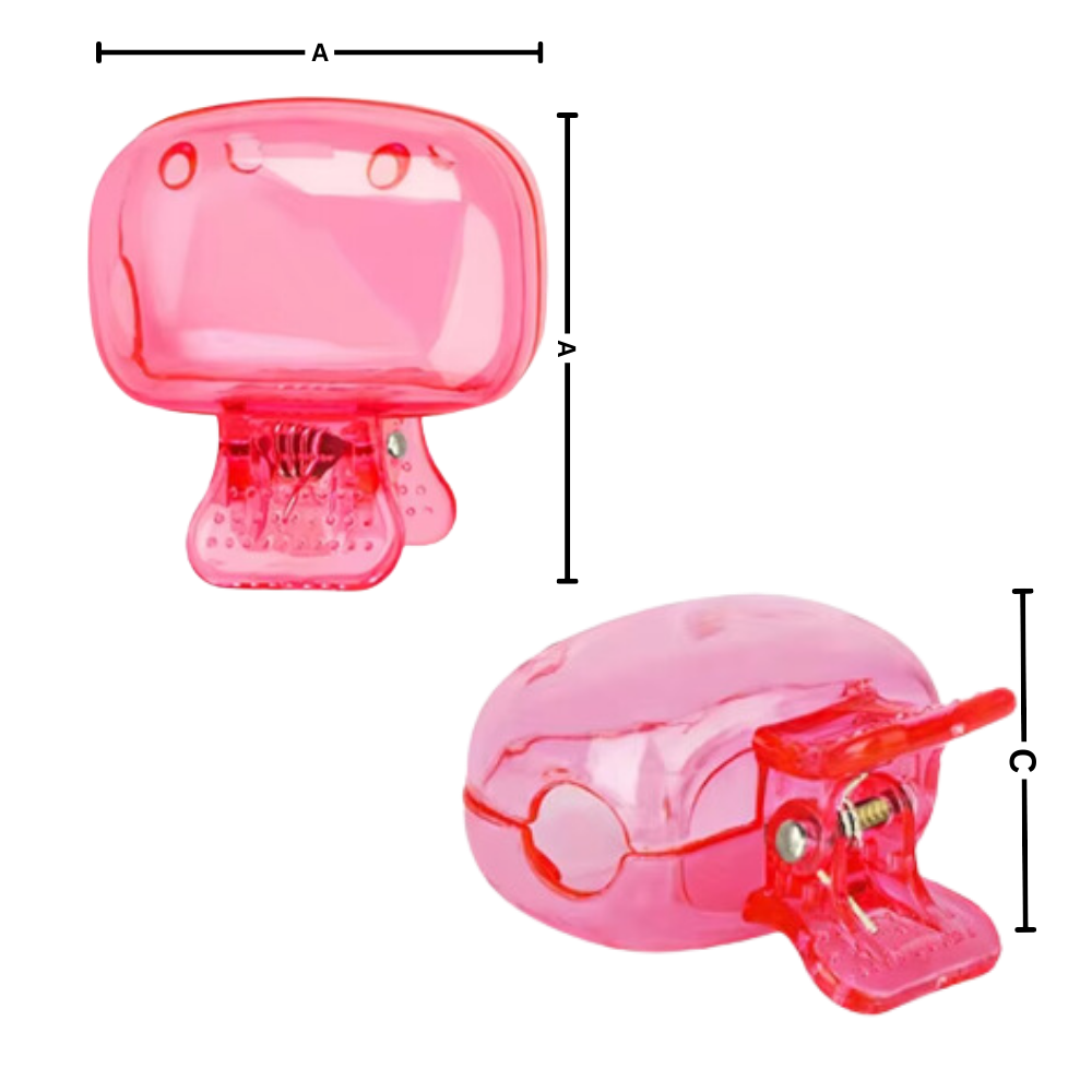 Capa higiênica portátil para cabeça de escova de dentes Outtop, proteção para cuidados bucais, cor laranja.