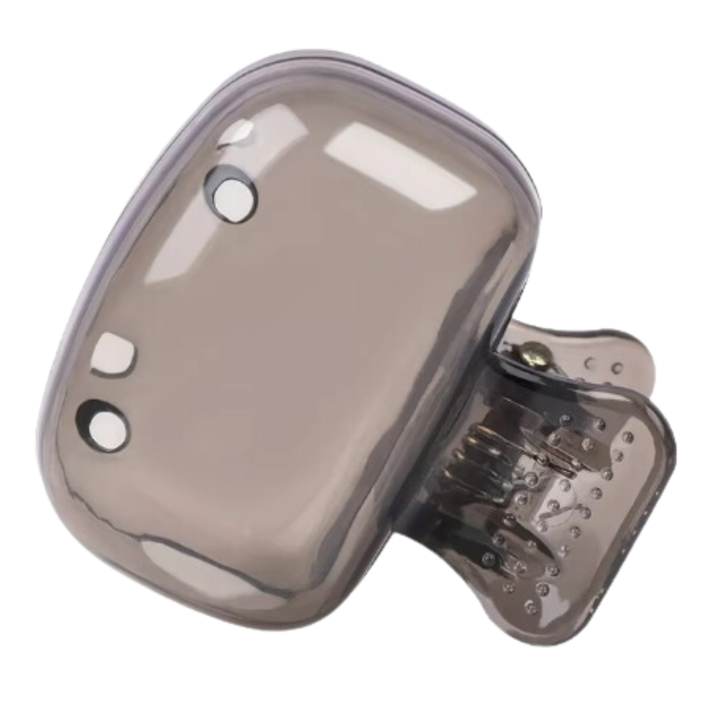 Capa higiênica portátil da Outtop para cabeça de escova de dentes, proteção para cuidados bucais, cor laranja