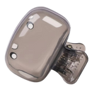 Capa higiênica portátil da Outtop para cabeça de escova de dentes, proteção para cuidados bucais, cor laranja