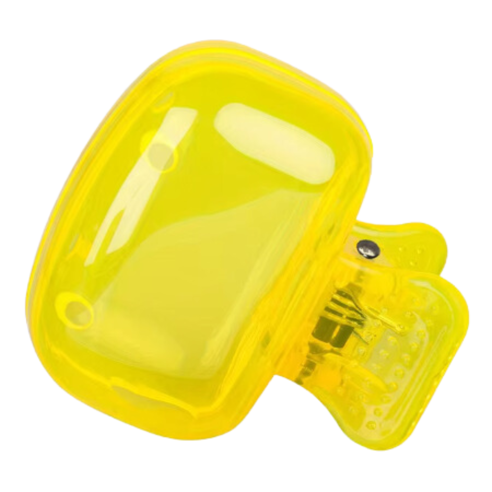 Capa higiênica portátil para cabeça de escova de dentes Outtop, proteção para cuidados bucais, cor laranja, prática e higiênica.