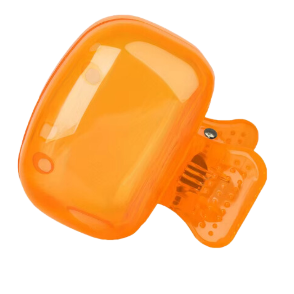 Capa higiénica portátil para cabeça de escova de dentes Outtop, proteção para cuidados bucais, cor laranja, acessório de higiene dental