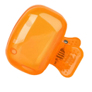 Capa higiénica portátil para cabeça de escova de dentes Outtop, proteção para cuidados bucais, cor laranja, acessório de higiene dental