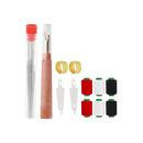 Kit de 31 agulhas de bordar com agulhas grandes da marca Outus, ideal para artesanato e trabalhos manuais de costura.