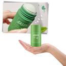Máscara facial de chá verde da Overtake, limpa a pele e reduz pontos negros, ideal para cuidados com a pele.