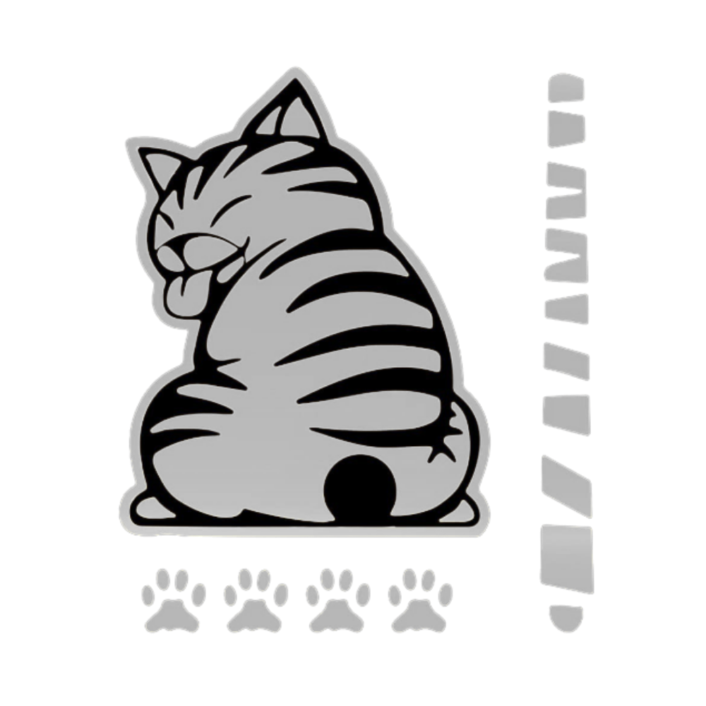 Autocolante para limpador de vidro com desenho de gato travesso, decorativo para veículos, marca Ozerty França