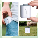 Mini bomba de ar rápida Ozerty France para inflar e desinflar, com design compacto e portátil.