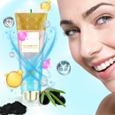 Dentifrígio Ozerty France para cuidados bucais com Niacinamida, 120g, com ação branqueadora e proteção dental.
