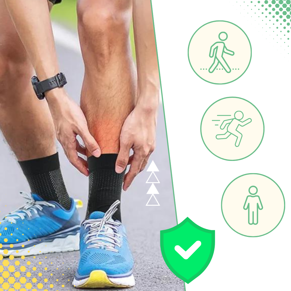 Meias confortáveis Avidda para neuropatia, com design que alivia dores e proporciona segurança ao caminhar.