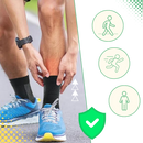 Meias confortáveis Avidda para neuropatia, com design que alivia dores e proporciona segurança ao caminhar.