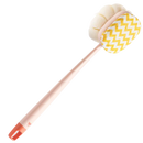 Escova de banho exfoliante para o corpo da marca Pakainn com cerdas de nylon rosa, ideal para cuidados de pele.