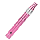 Stylo Dermique de Microagulhamento Pakainn, cosméticos, com agulhas finas para cuidados de pele, na cor rosa.