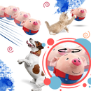 Brinquedo interativo para cachorro da marca Homyl, com sensor de movimento e pulo de pata, para diversão e estímulo.