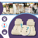 Botinas de proteção para patas de cães da Sodial, acessório resistente e confortável para proteger as patas do seu cão.