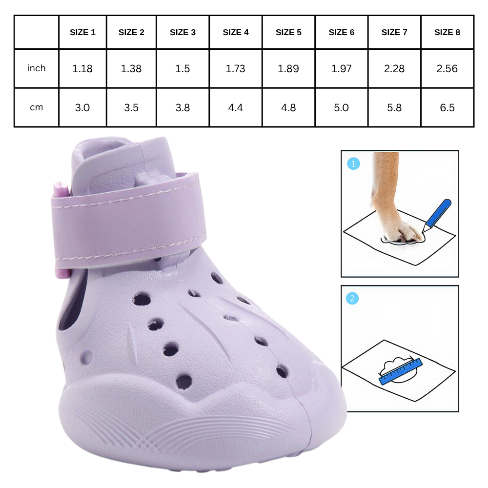 Botinas de proteção para patas de cachorro da Sodial, acessório para proteger as patas durante passeios ou tratamentos.