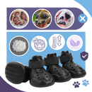 Botinas de proteção para patas de cachorro da Sodial, acessórios para proteger as patas de cães durante passeios e atividades ao ar livre.
