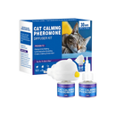 Difusor de feromônios Yubatuo para cães, acessório calmante de 96ml com design de patas para promover tranquilidade.