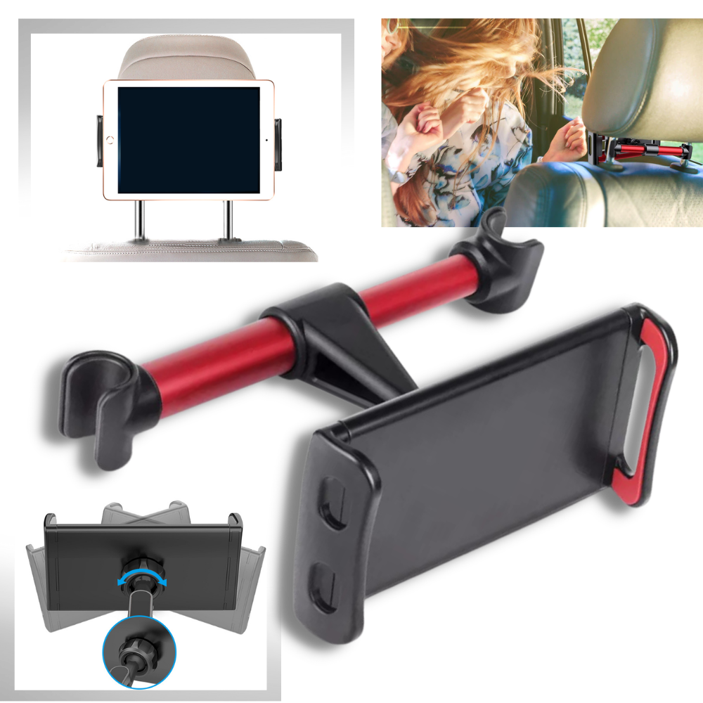 Support de tablette et téléphone Peantoia pour siège arrière de voiture, pièce détachée rouge pour véhicule.