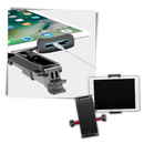 Support de tablette et téléphone Peantoia pour siège arrière de voiture, pièce détachée en plastique rouge.