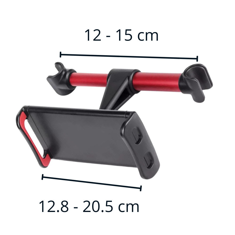 Support de tablette et de téléphone Peantoia pour siège arrière de voiture, pièce détachée en rouge pour véhicules.