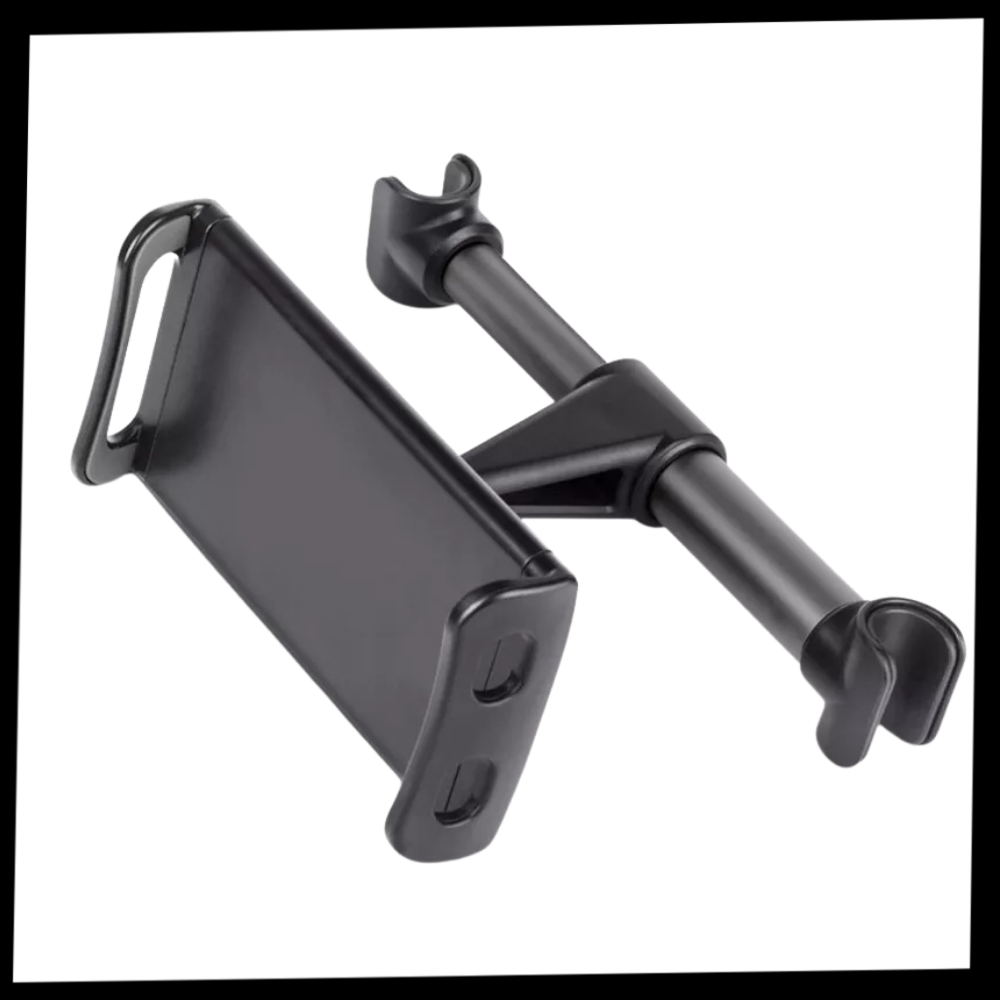 Suporte de tablet e telefone Peantoia para assento traseiro de carro, peça de reparo automotivo, cor vermelha, ajustável.