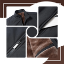 Veste térmica grande tamanho da Pearl Izumi para roupas de exterior, em azul, com detalhes de proteção e conforto.