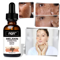 Sérum facial corretor não oleoso da Pecoda com melatonina, embalagem com frasco e conta-gotas para cuidados da pele.