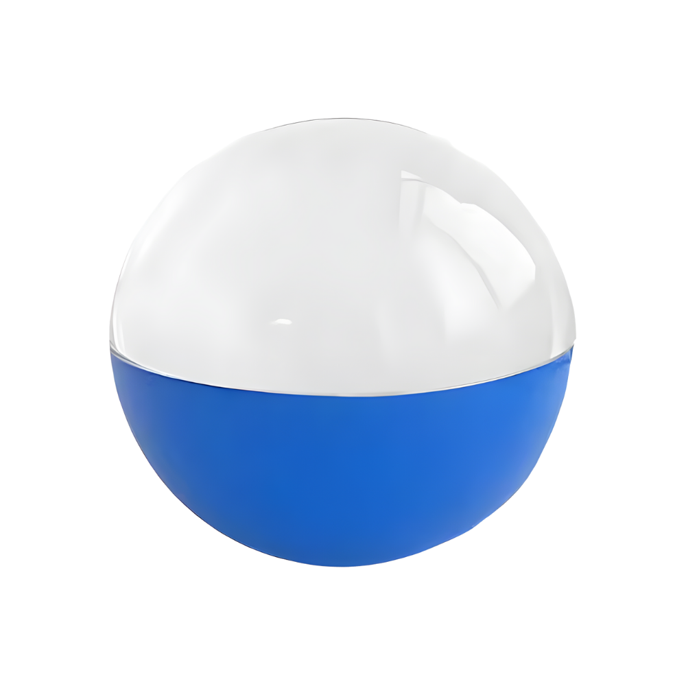 Bola de Natal decorativa da Dealhobbies com fotos e vídeos personalizados em azul, ideal para enfeites natalinos e lembranças especiais