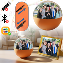 Bola de Natal personalizada com fotos e vídeos, decoração de Natal da marca Dealhobbies, com lembranças especiais.