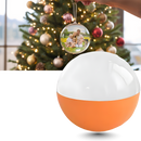 Bola de Natal decorativa da Dealhobbies com espaço para fotos e vídeos personalizados, decorativa para festas natalinas.