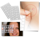 Pack com 36 patches invisíveis contra acne, produtos de cuidados pessoais da marca Personal Care Kit para mulheres.