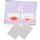 Pack de 36 patches invisíveis contra acne da marca Personal Care Kit For Women, pequenos e transparentes na pele.