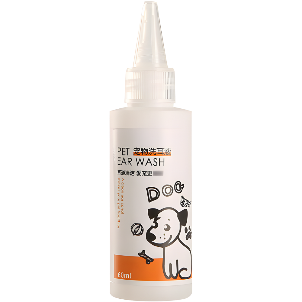 Desodorante e limpador para ouvido de animais de estimação Elaimei, solução de 60ml para higiene e odor agradável.