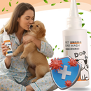 Produto de limpeza e desodorante para ouvidos de animais de estimação Elaimei, com material de toilettagem para pets.