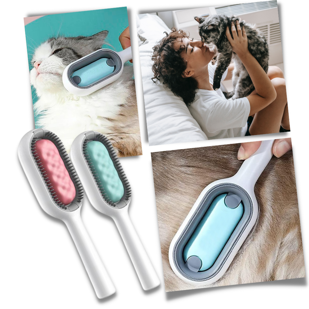 Escova de higiene para pets Jianda com reservatório de água, ideal para cuidados de banho e escovação de animais domésticos.