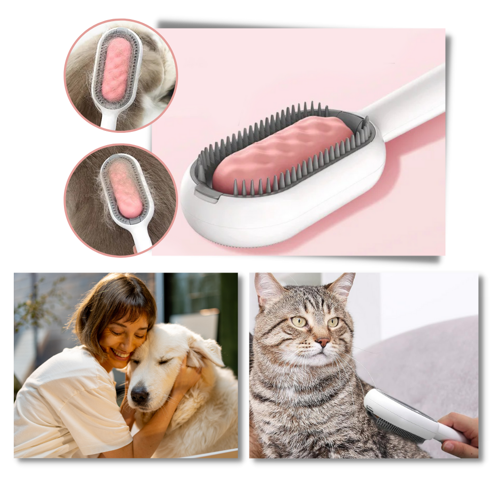 Escova de higiene para pets Jianda com reservatório de água, ferramenta de tosa versátil para cuidados com animais de estimação