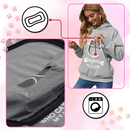 Suéter com capuz interativo para animais, roupa de exterior da Colofity, fácil de limpar e ideal para atividades ao ar livre.