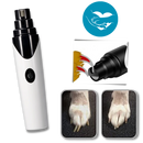 Lima de unha para animais de estimação Bxasdf, ferramenta de toelettatura para cortar unhas com design suave e seguro.