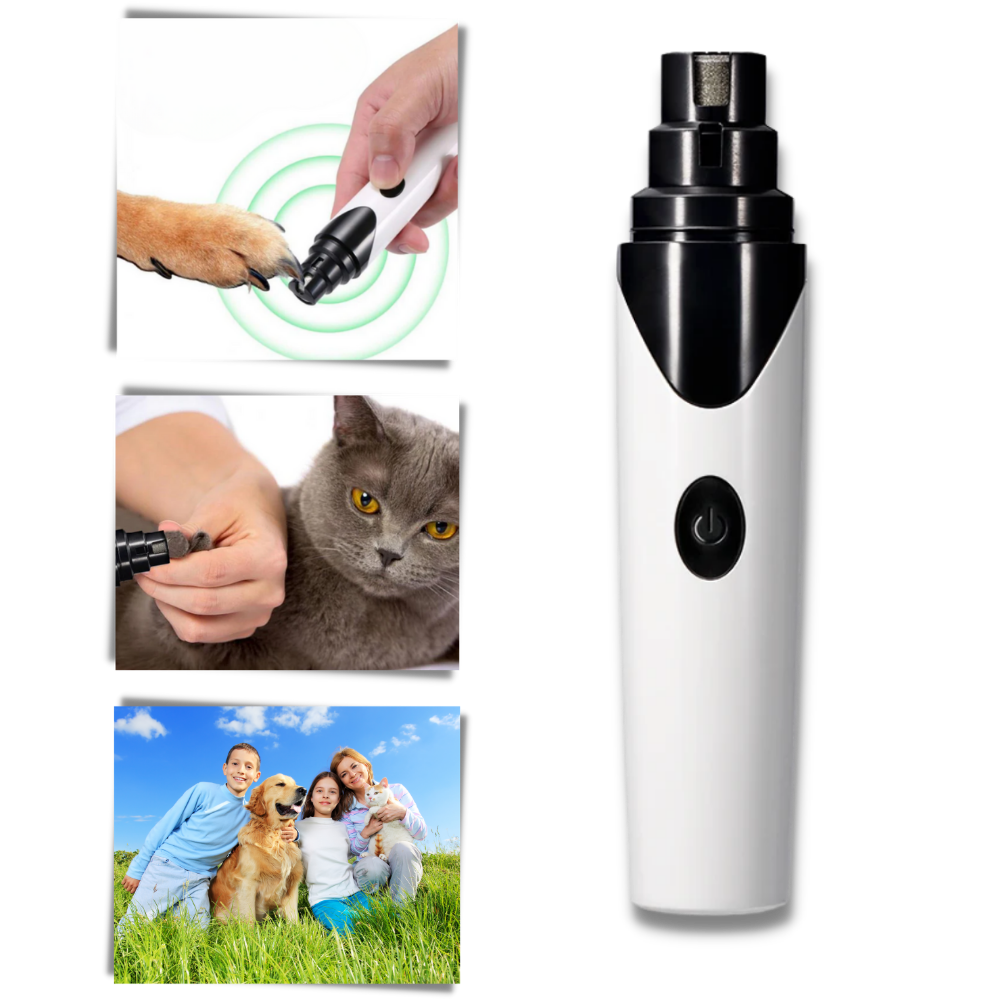 Lima para unhas de animais de estimação da marca Bxasdf, ferramenta de higiene para cortar e aparar unhas de pets.