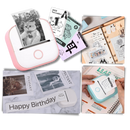 Impressora de stickers sem tinta Giyblacko Phomemo, portátil, para criar etiquetas e desenhos personalizados com facilidade