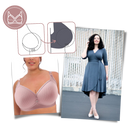 Soutien-gorge push-up sem fio grande tamanho da marca Inkach, com suporte e acabamento elegante, visível na imagem.