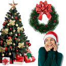 Conjunto de 10 laços festivos de fita da Pmu, fáceis de montar, ideais para embrulhos de presentes decorativos.