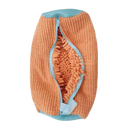 Sac à linge pour chaussures Nuolux en polyester orange, idéal pour le lavage de chaussures dans la machine à laver.