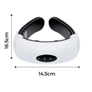 Masseur de cervical Ponyta com tração circular, aquecimento infravermelho para relaxamento e alívio de dores no pescoço.
