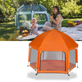 Parc de malha para crianças da The California Beach Co. LLC, ideal para camping e atividades ao ar livre, com estrutura fácil de montar.