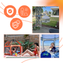 Parque de malha pop-up para crianças, seguro ao ar livre, ideal para camping e atividades ao ar livre, da The California Beach Co. LLC